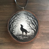 Image 13 of Pagan Year Seasonal Hand Painted Log Slice Art Hanging Decoration