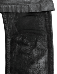 Image 4 of '15 Rick Owens DRKSHDW Waxed Kilt Jeans - M