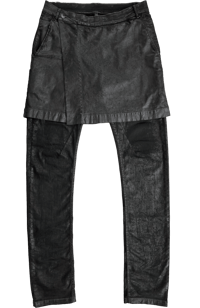 Image 1 of '15 Rick Owens DRKSHDW Waxed Kilt Jeans - M