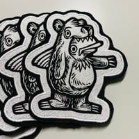 Image 1 of Bear in a Salmon Suit Patch