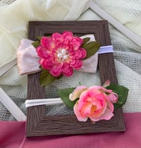 Large Flower Bow Nylon Band