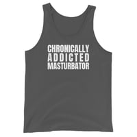 Image 3 of Chronically Addicted Masturbator Tank Top