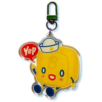 Image 1 of Butterboy, Yep Acrylic Charm