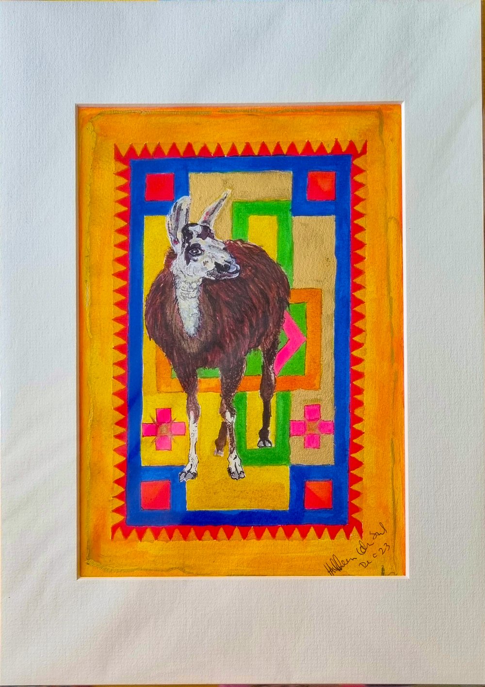 Image of Human Helping Hand – Aztec Llama Glama