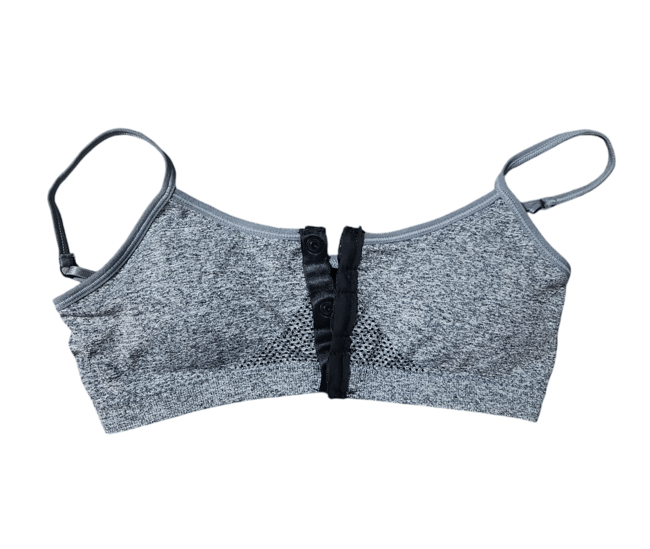Adapted  button up Youth Sports Bras