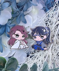 Image 1 of P4P Sitting Cezhous (QJJ) - Enamel Pins