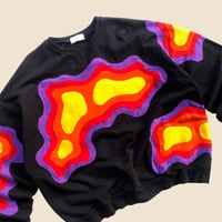 Image 3 of REWORKED HEATMAP CUT & SEWN SWEATSHIRT SIZE XL