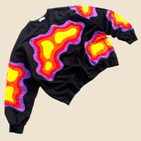 Image 2 of REWORKED HEATMAP CUT & SEWN SWEATSHIRT SIZE XL