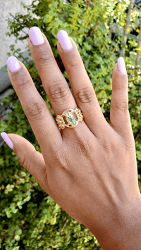 Image 2 of San Judas Tadeo Butterfly Ring