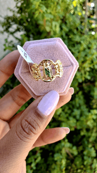 Image 1 of San Judas Tadeo Butterfly Ring