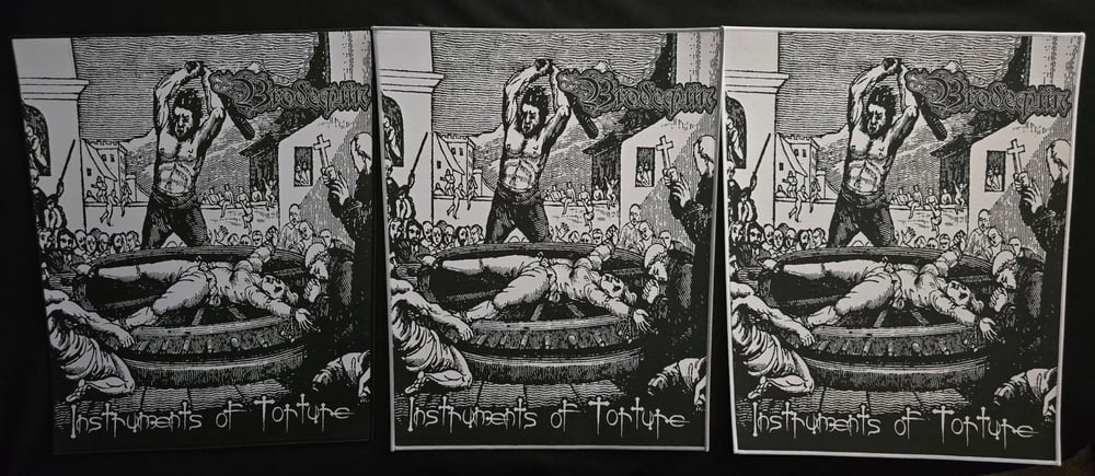 Brodequin "Instruments of Torture" Official Woven Backpatch