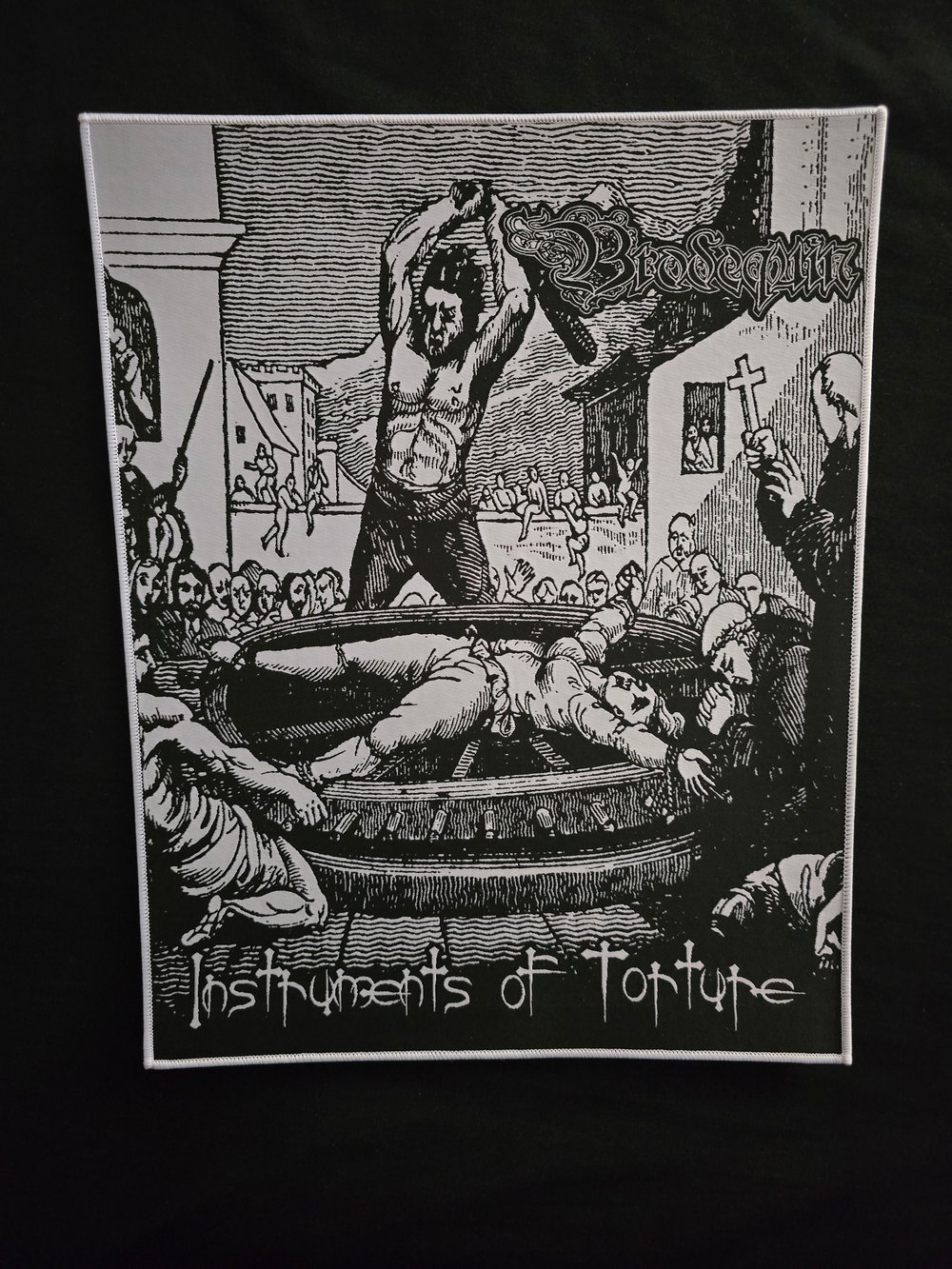 Brodequin "Instruments of Torture" Official Woven Backpatch