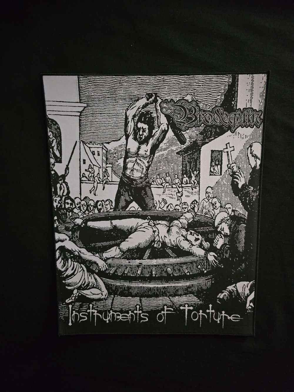 Brodequin "Instruments of Torture" Official Woven Backpatch