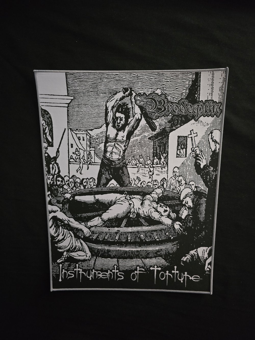 Brodequin "Instruments of Torture" Official Woven Backpatch