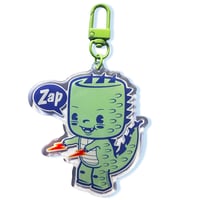 Image 1 of Mellowzilla Zap Acrylic Charm