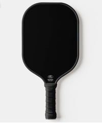 Image 3 of White And Black Custom Monogram Pickleball Paddle Pickleball King Star Design