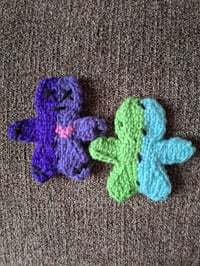 Image 3 of Knitted Deader-bread Men Spooky Cookies (Set of 6)