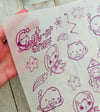 Cat-er Space tissue paper - set of 5 sheets