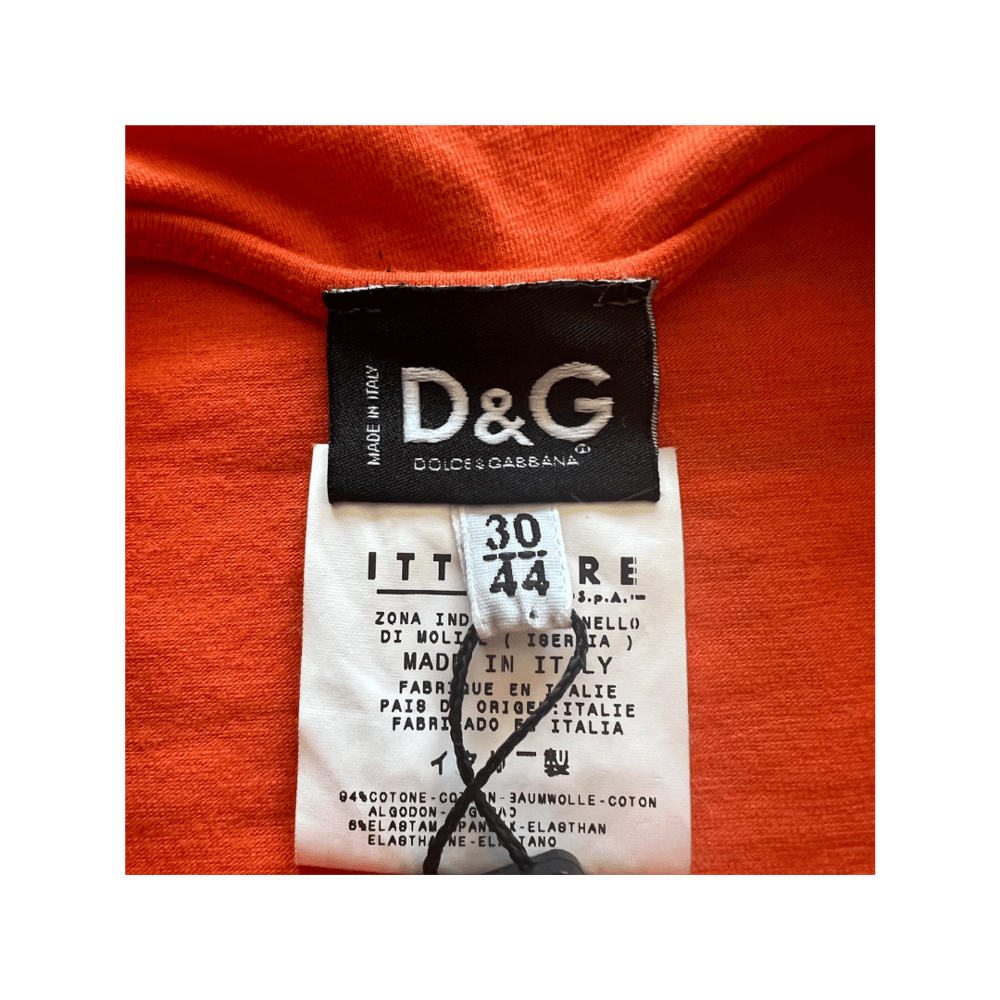 Image of DOLCE & GABBANA LIZARD GEM ONE-SHOULDER TOP