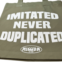 Image 2 of Green Statement Tote Bag