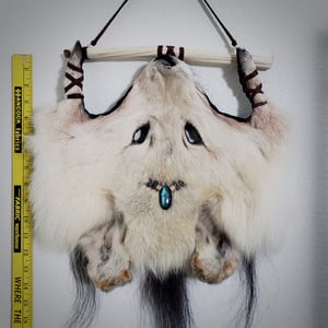 Image of Arctic Lands Wolf Head Wall Hanging