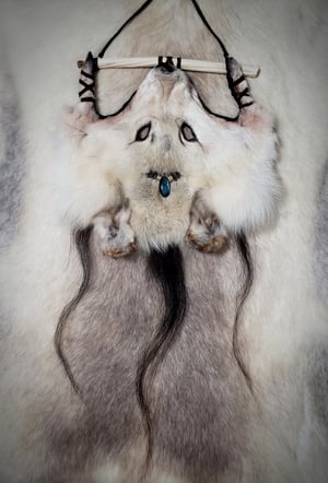 Image of Arctic Lands Wolf Head Wall Hanging