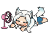 Ghosted Vixen Standee