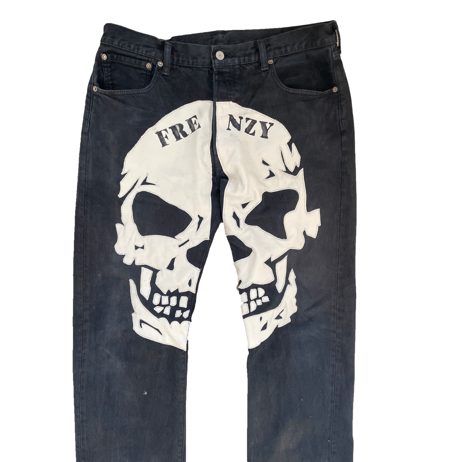 Frenzy X Vicky Worsnop Skull Jeans