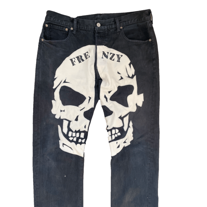 Image of Frenzy X Vicky Worsnop Skull Jeans