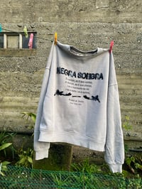 Image 4 of Suadoiro bordado a man. NEGRA SOMBRA GRIS. Varias tallas! Feita por encarga.