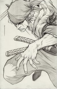 ZORO ORIGINAL ART SIGNED