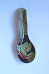 Soup Spoon with Beet Tops