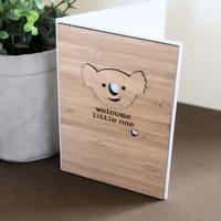 Image 2 of Koala Baby Card. Gender Neutral Baby Card. Baby Shower Card.
