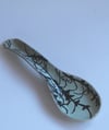 Soup Spoon with Spruce Branches