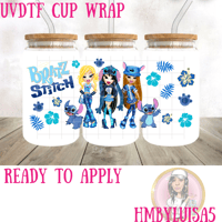 Fashion girls x Stitch UVDTF cup wrap