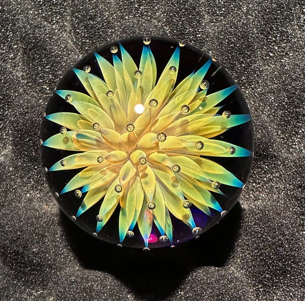 Image of Gold & Silver Fume Air Trap Marble 2