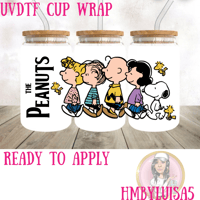 The peanuts UVDTF cup wrap
