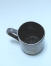 Smoke Fired Espresso Cup with Black Interior