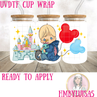 Precious Moments ballons UVDTF cup wrap 