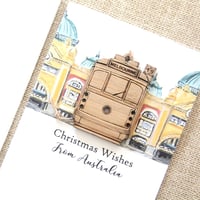 Image 10 of Australian Made Christmas Cards. Across the Miles. 4 Designs.