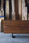 CLIPPED WING SIDEBOARD IN TASMANIAN BLACKWOOD