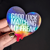 Image 2 of Good Luck - Holographic sticker