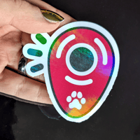 Image 2 of Clicker - Holographic sticker