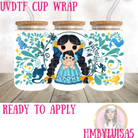 Rag Doll Princess Jasmine UVDTF cup wrap 