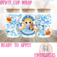 Rag Doll Cinderella UVDTF cup wrap 