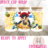 Rag Doll Snow White UVDTF cup wrap 