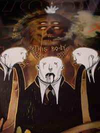 Image 2 of TOOL SIGNED/REMARQUED POSTER | "PARABOLA/FATSUIT BUSINESSMEN"