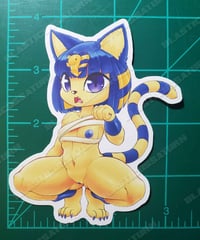 Image 2 of Spicy Egyptian Cat - Vinyl Sticker