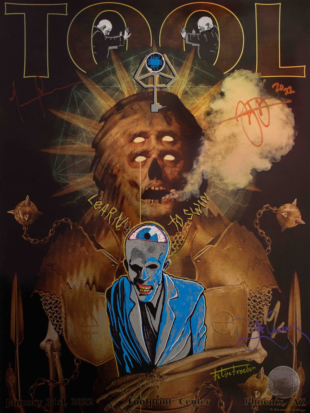 TOOL SIGNED/REMARQUED POSTER | 