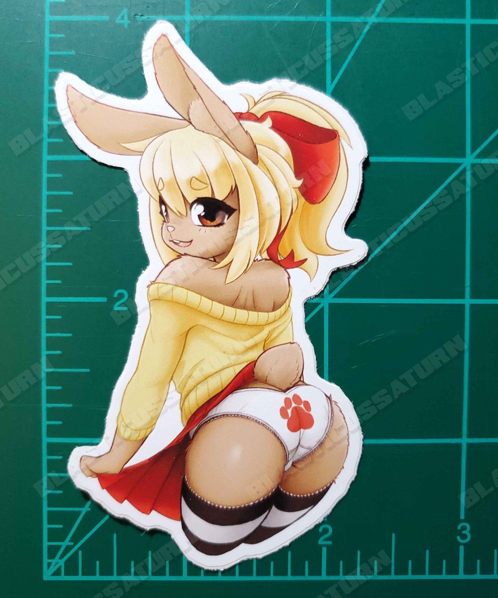 Brown Bunny - Vinyl Sticker